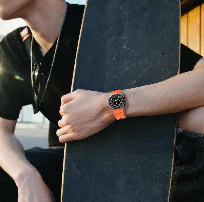 Rugged Silicone Sport Band for Galaxy Watch 20mm – No-Gap Fit, Waterproof Dewell X