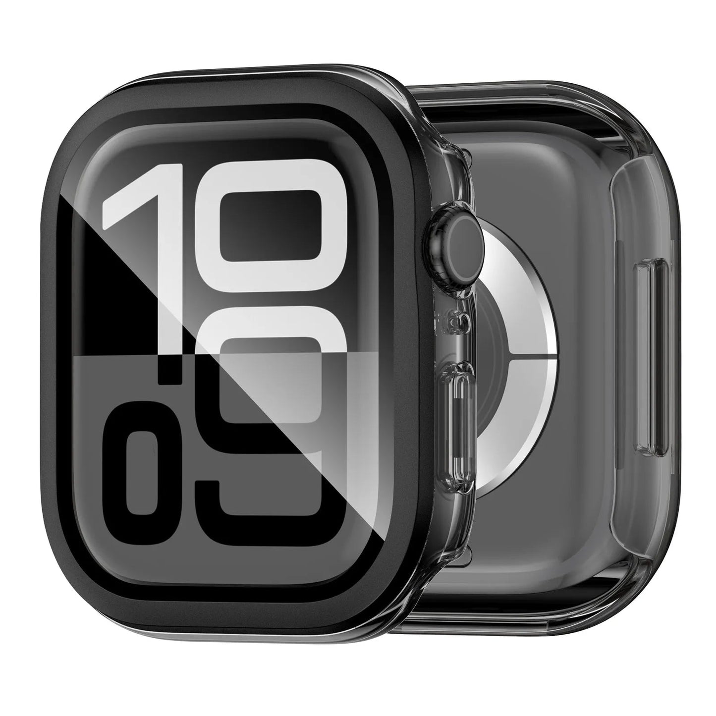 Transparent Clear TPU Bumper Cover Smart Watch Case for Apple Watch Dewell X