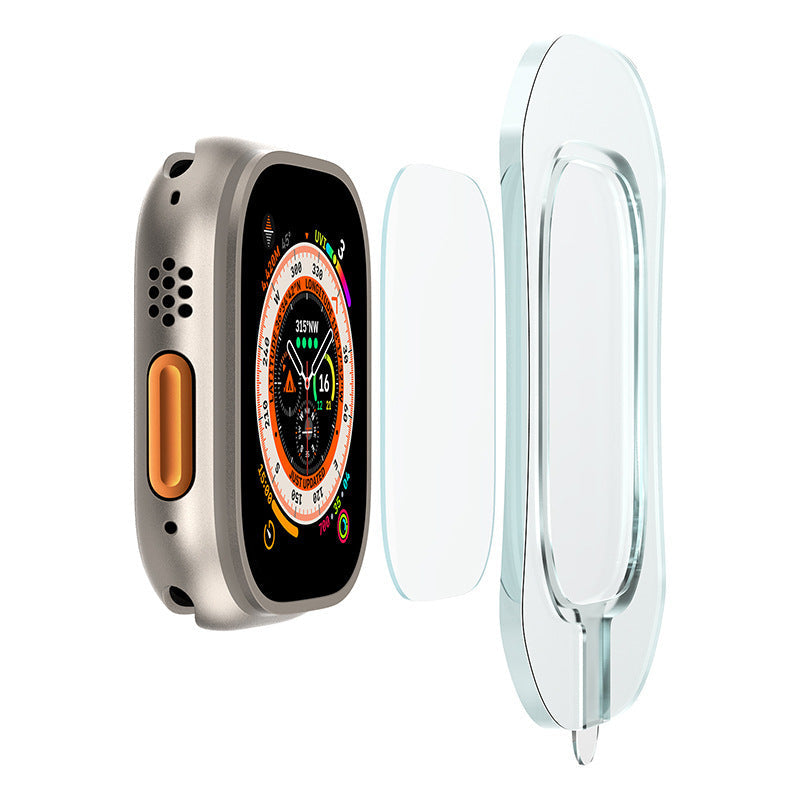 Automatic film application tool for quick application, suitable for Apple Watch Ultra 1/249mm tempered glass film Dewell X