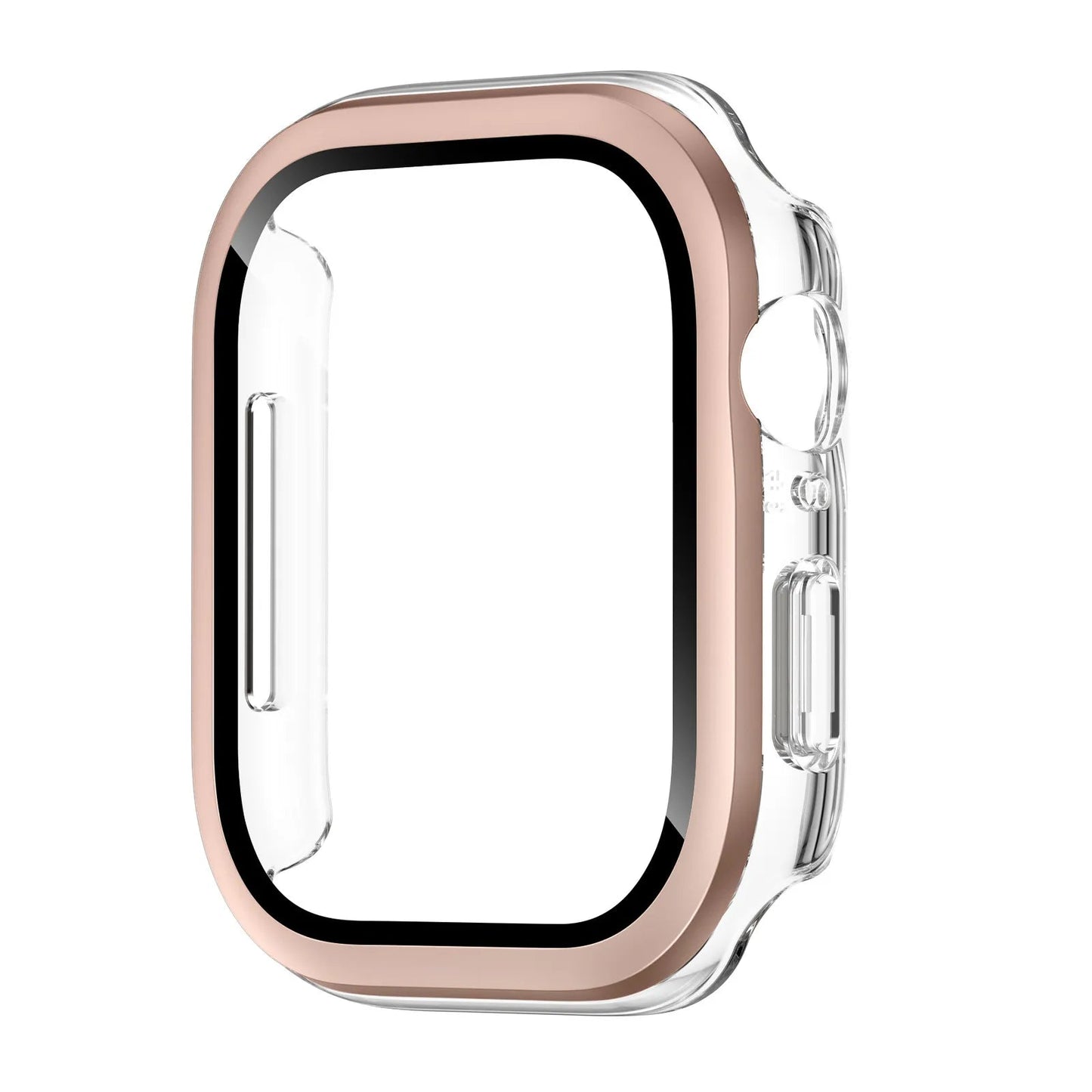 Transparent Clear TPU Bumper Cover Smart Watch Case for Apple Watch Dewell X