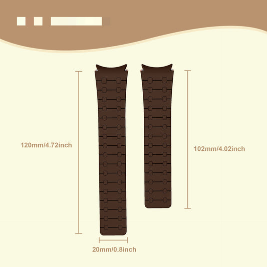 AP Magnetic Silicone Contrasting Color for Galaxy Watch 20mm - Dewell X