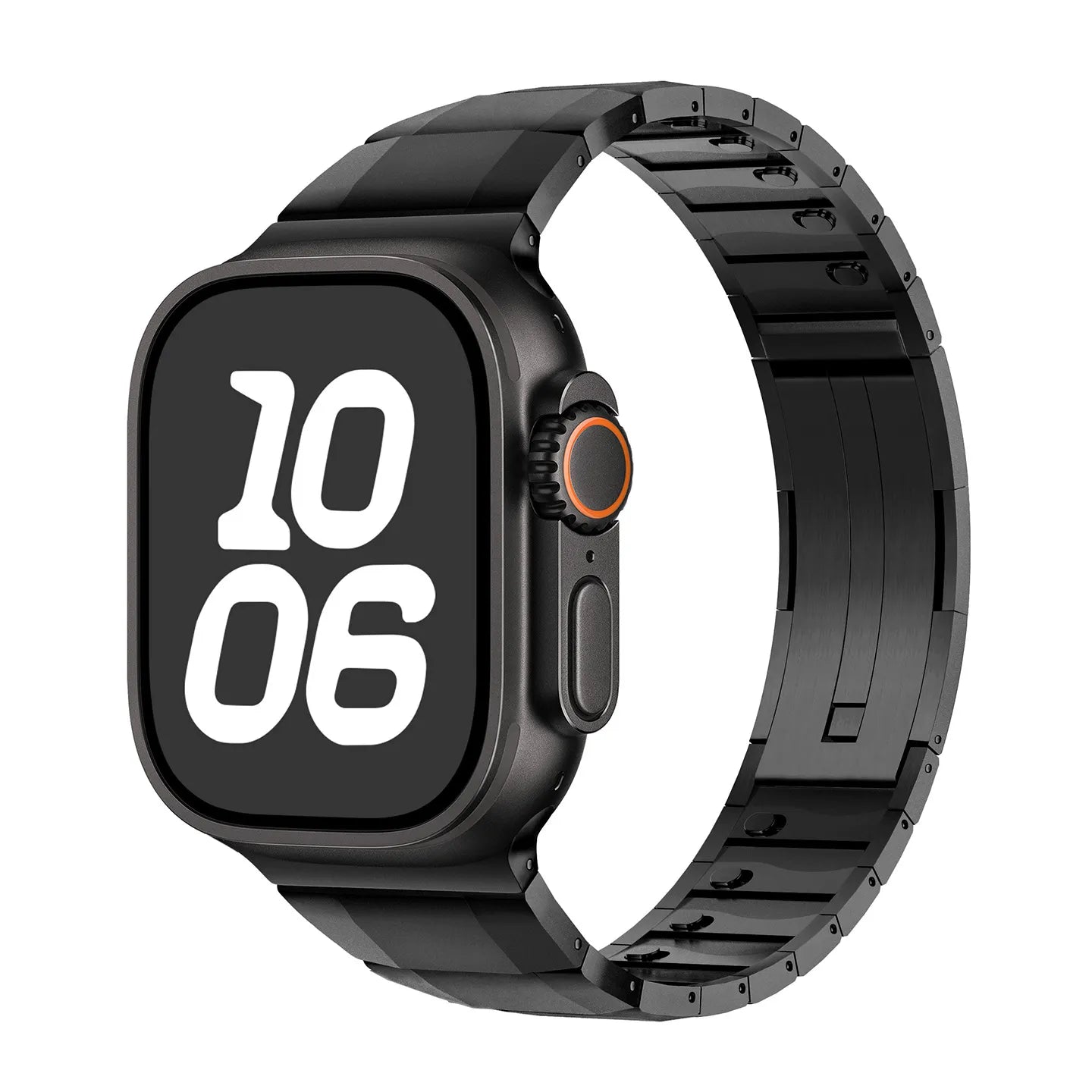 Quick-Release Stainless Steel Strap for Apple Watch 44-49mm, Classic Dewell X