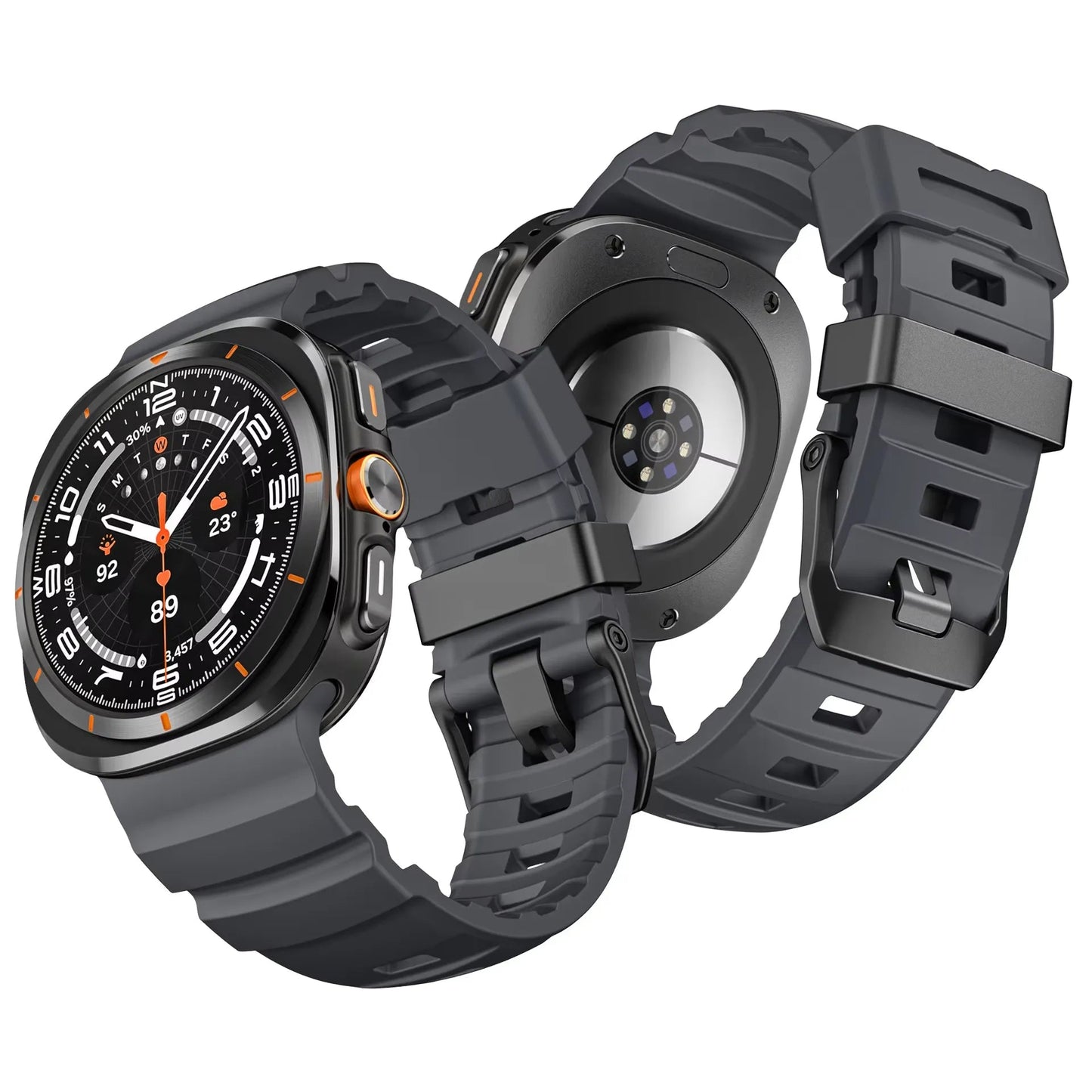 Rugged Silicone Sport Band for Galaxy Watch 20mm – No-Gap Fit, Waterproof Dewell X