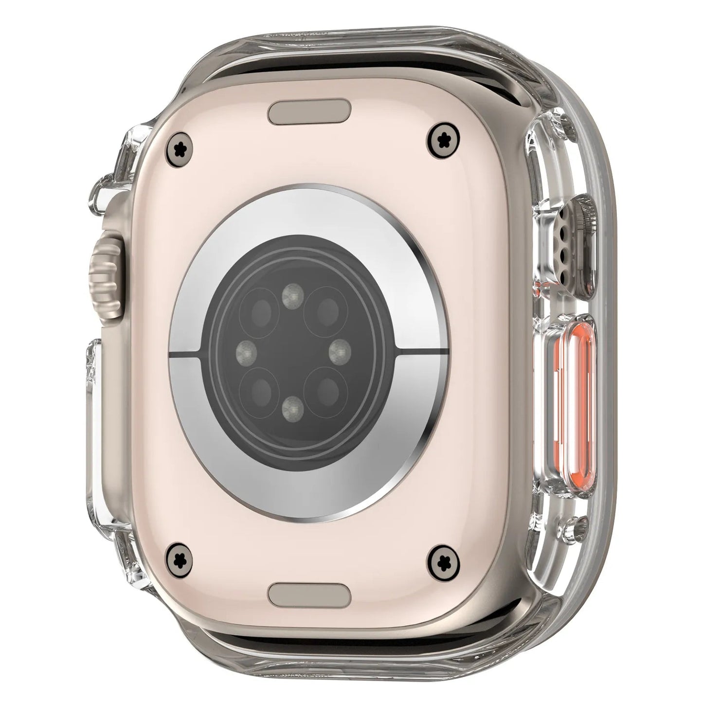 Transparent Clear TPU Bumper Cover Smart Watch Case for Apple Watch Dewell X