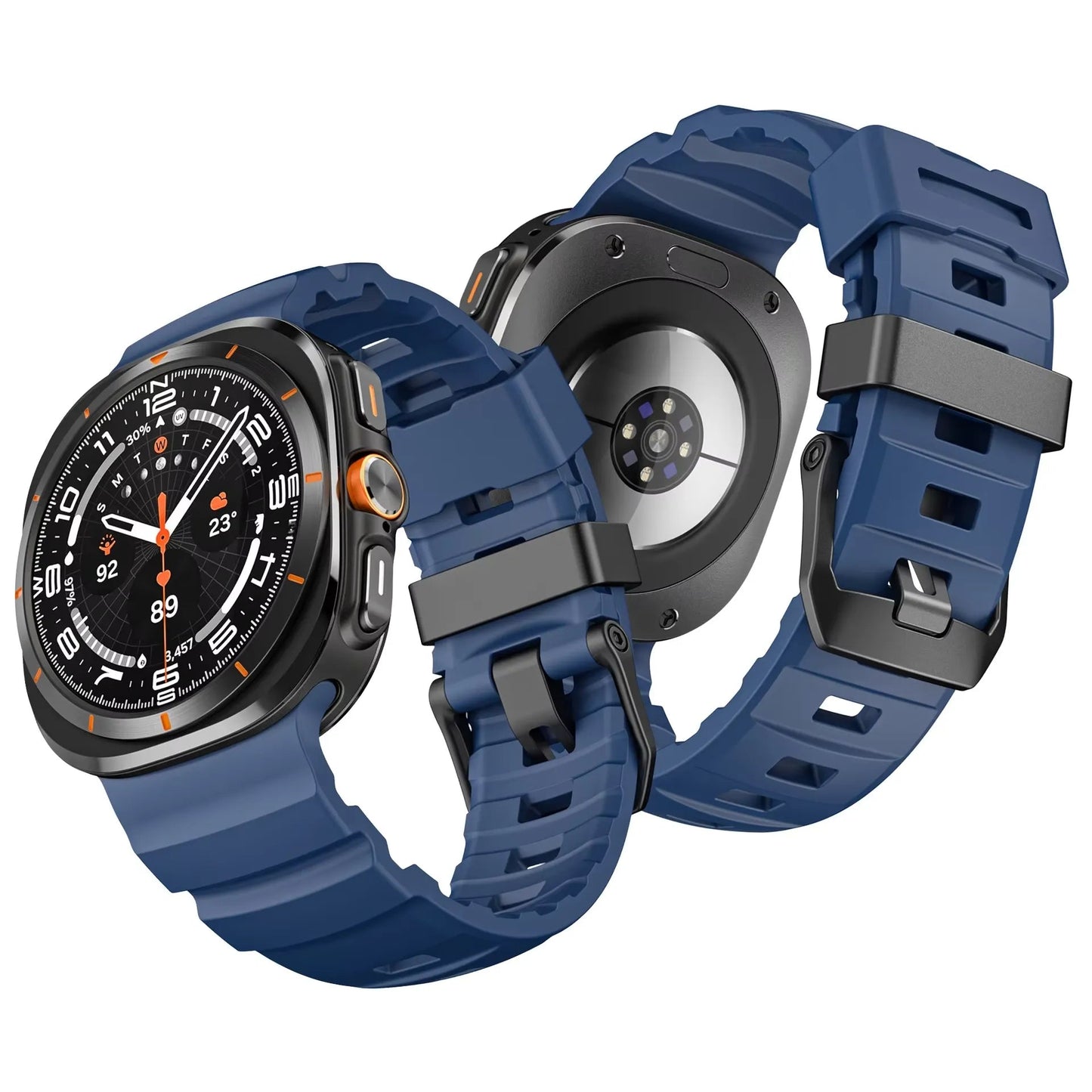 Rugged Silicone Sport Band for Galaxy Watch 20mm – No-Gap Fit, Waterproof Dewell X