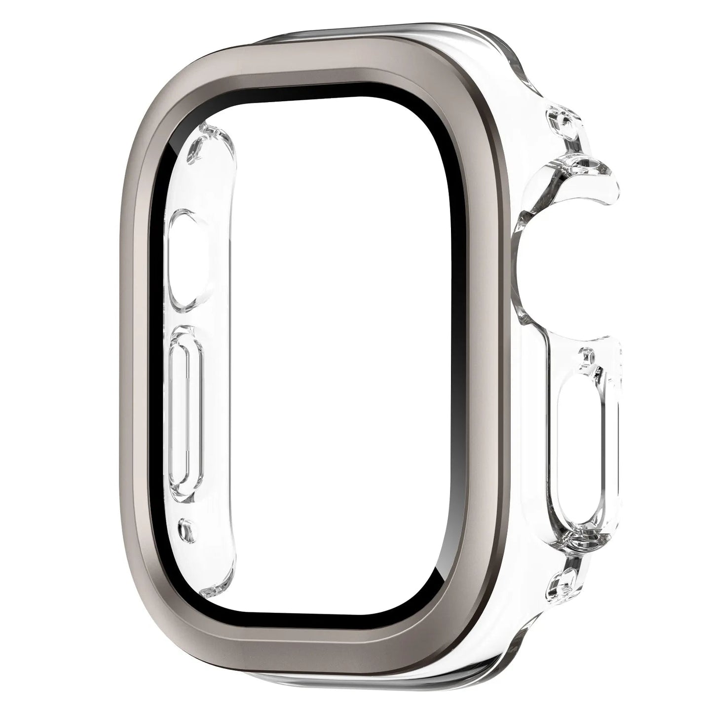 Transparent Clear TPU Bumper Cover Smart Watch Case for Apple Watch Dewell X