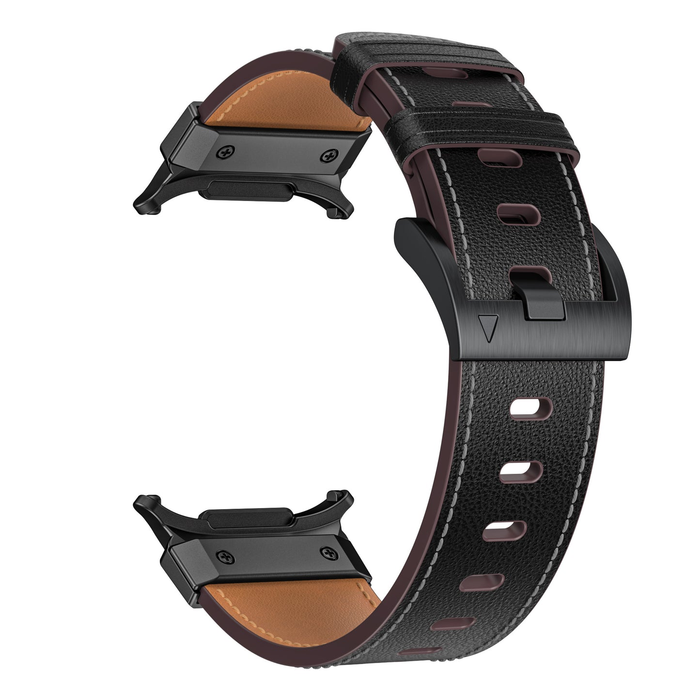 Mecha Bezel Leather Strap for Samsung Galaxy Watch Dewell X