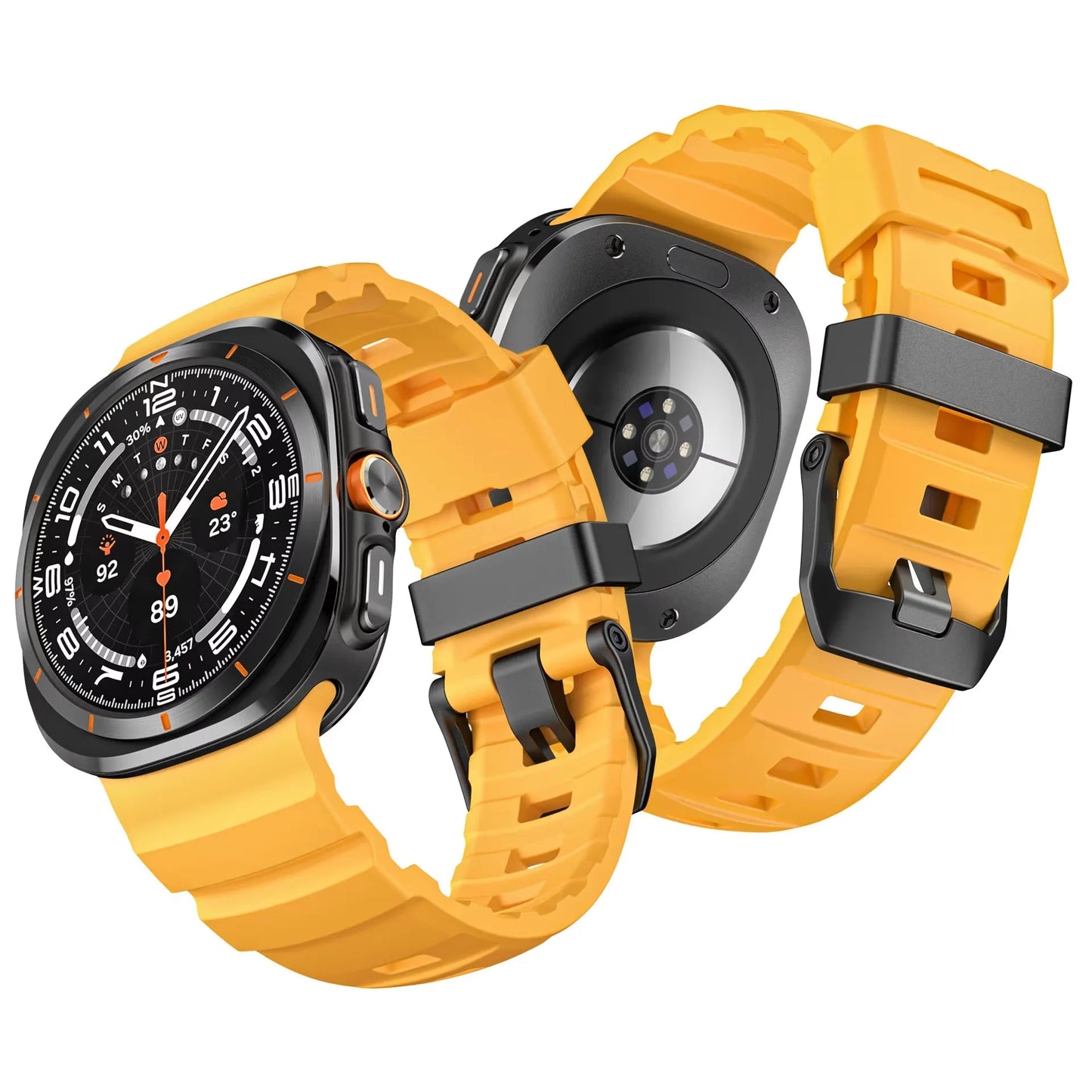 Rugged Silicone Sport Band for Galaxy Watch 20mm – No-Gap Fit, Waterproof Dewell X