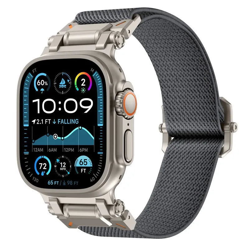 Explorer nylon woven strap suitable for Apple Watch bands, Apple iWatch S10 ultar98 SE Dewell X