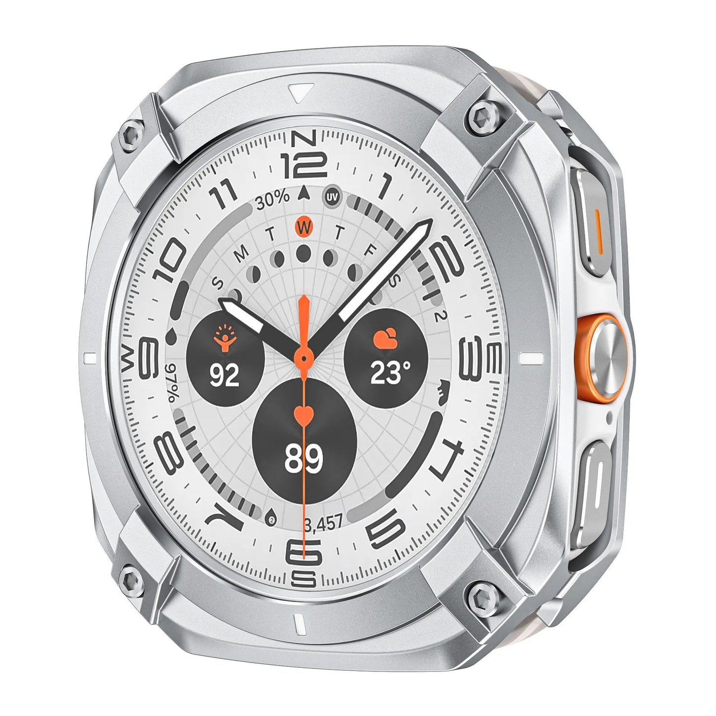 Protective case for Samsung watch Ultra/Ultra 2025 - Cyber hollow-out metal protective case Dewell X