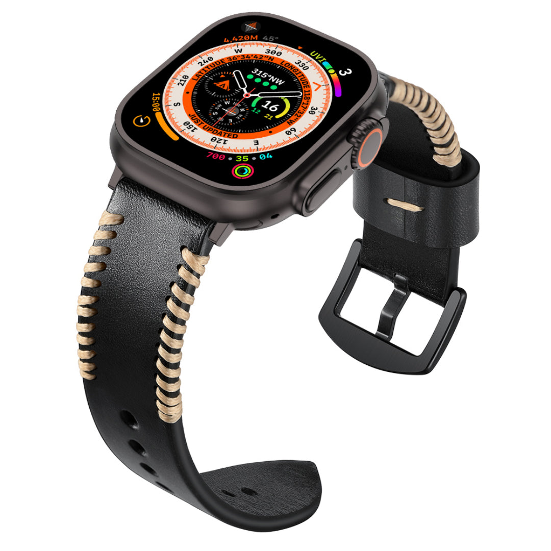 Wilderness Leather Band for Apple Watch Dewell X