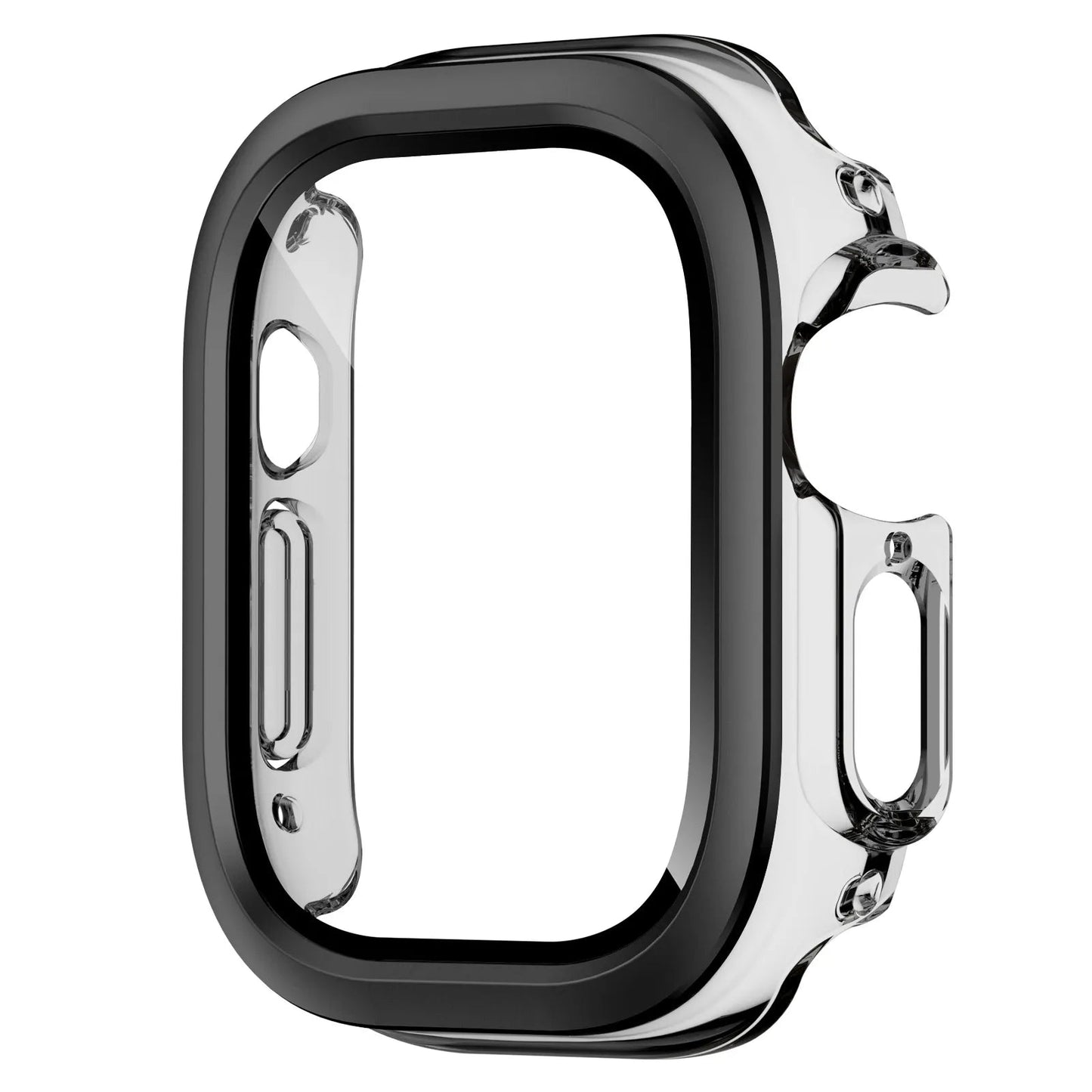 Transparent Clear TPU Bumper Cover Smart Watch Case for Apple Watch Dewell X
