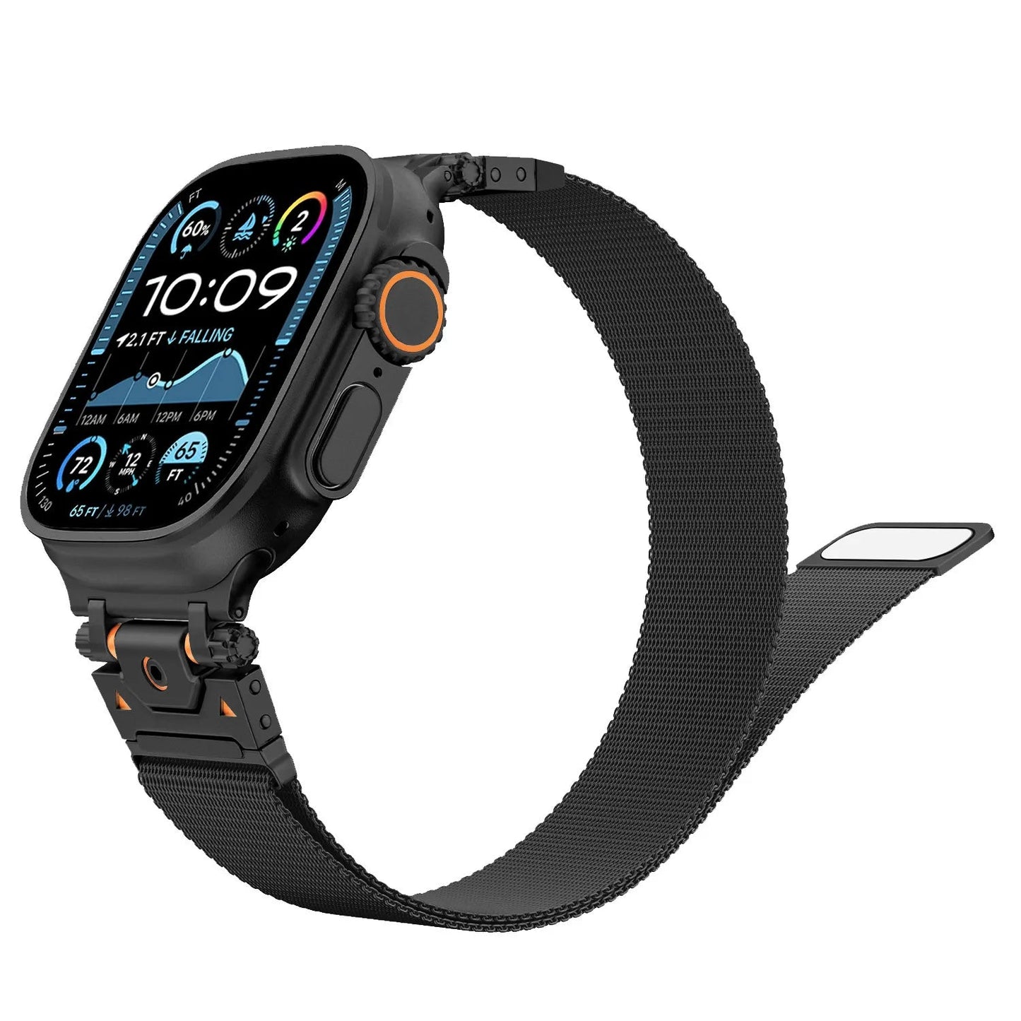 Taiyuan stainless steel metal bracelet suitable for Apple Watch 10 Ultra Milanese loop 49mm Dewell X
