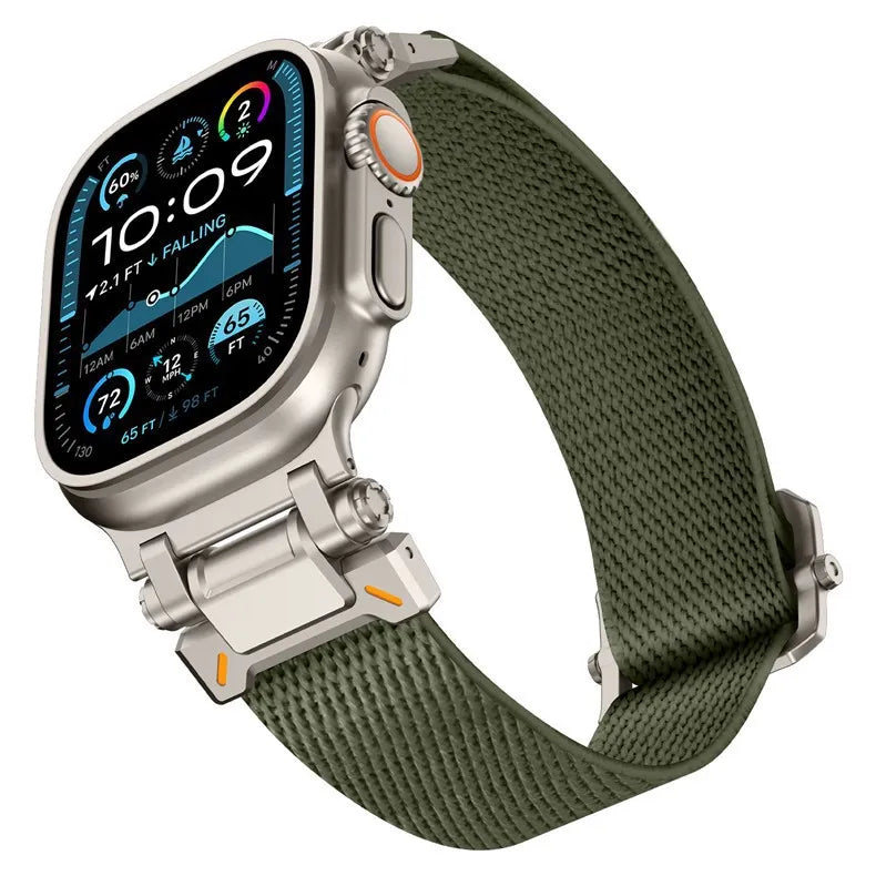 Explorer nylon woven strap suitable for Apple Watch bands, Apple iWatch S10 ultar98 SE Dewell X