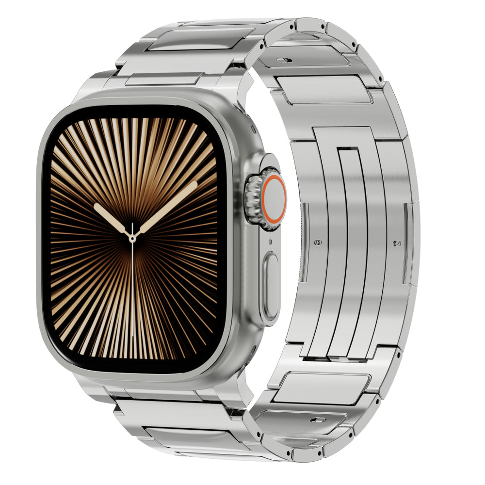 Titanium Link Band For Apple Watch Titanium Dewell X