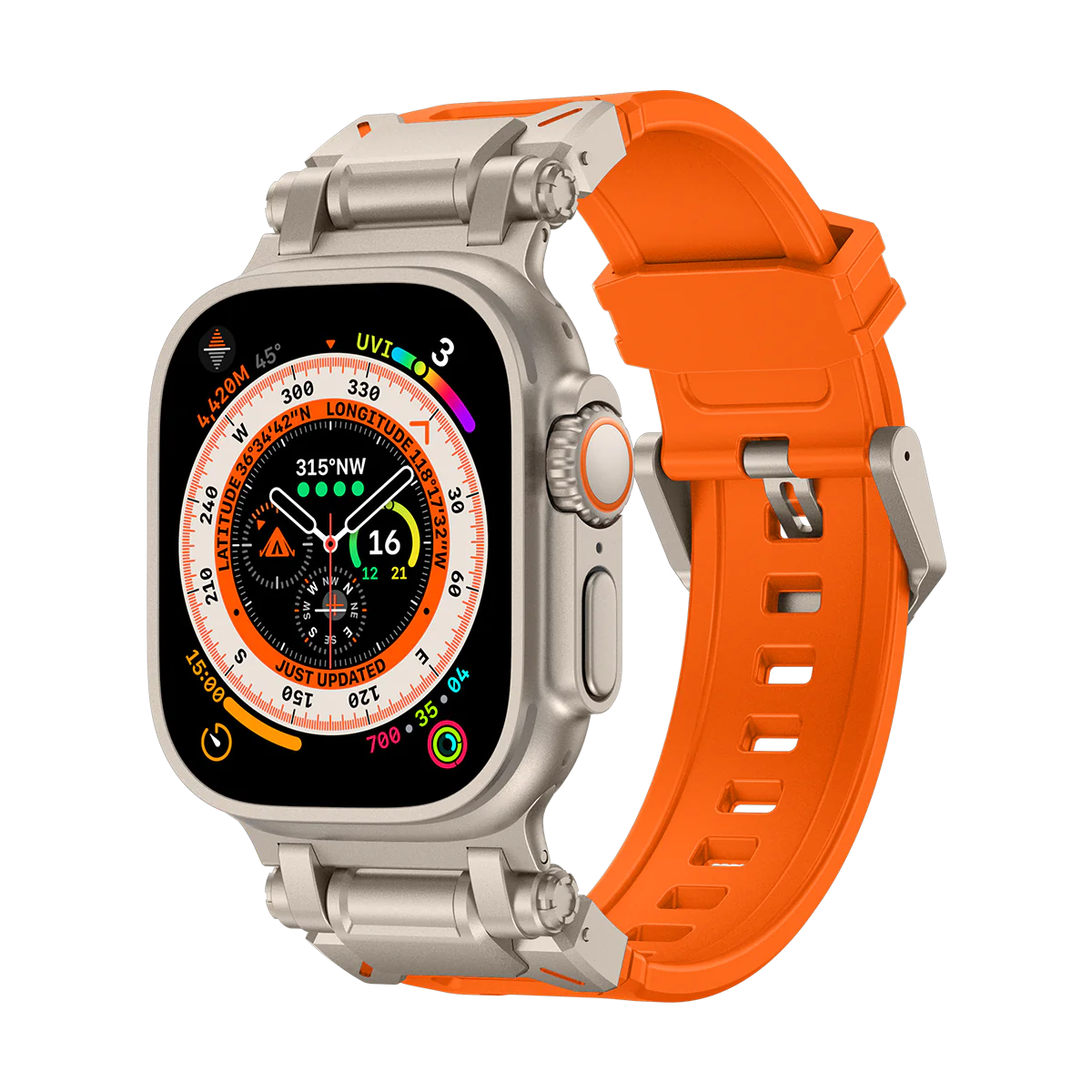 Explorer Silicone Band For Apple Watch - Dewell X