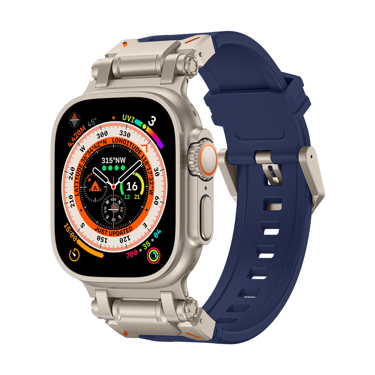 Explorer Silicone Band For Apple Watch - Dewell X