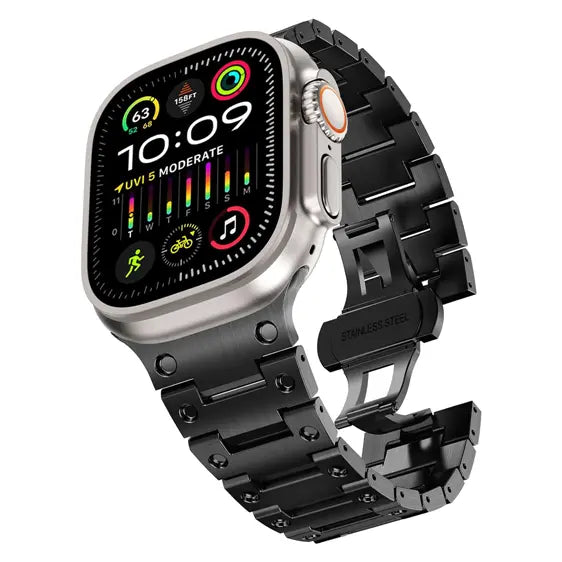 Stainless Steel Metal Band for Apple Watch Dewell X