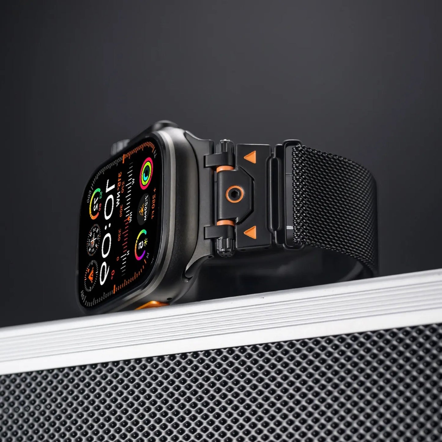 Taiyuan stainless steel metal bracelet suitable for Apple Watch 10 Ultra Milanese loop 49mm Dewell X