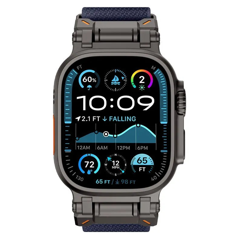 Explorer nylon woven strap suitable for Apple Watch bands, Apple iWatch S10 ultar98 SE Dewell X