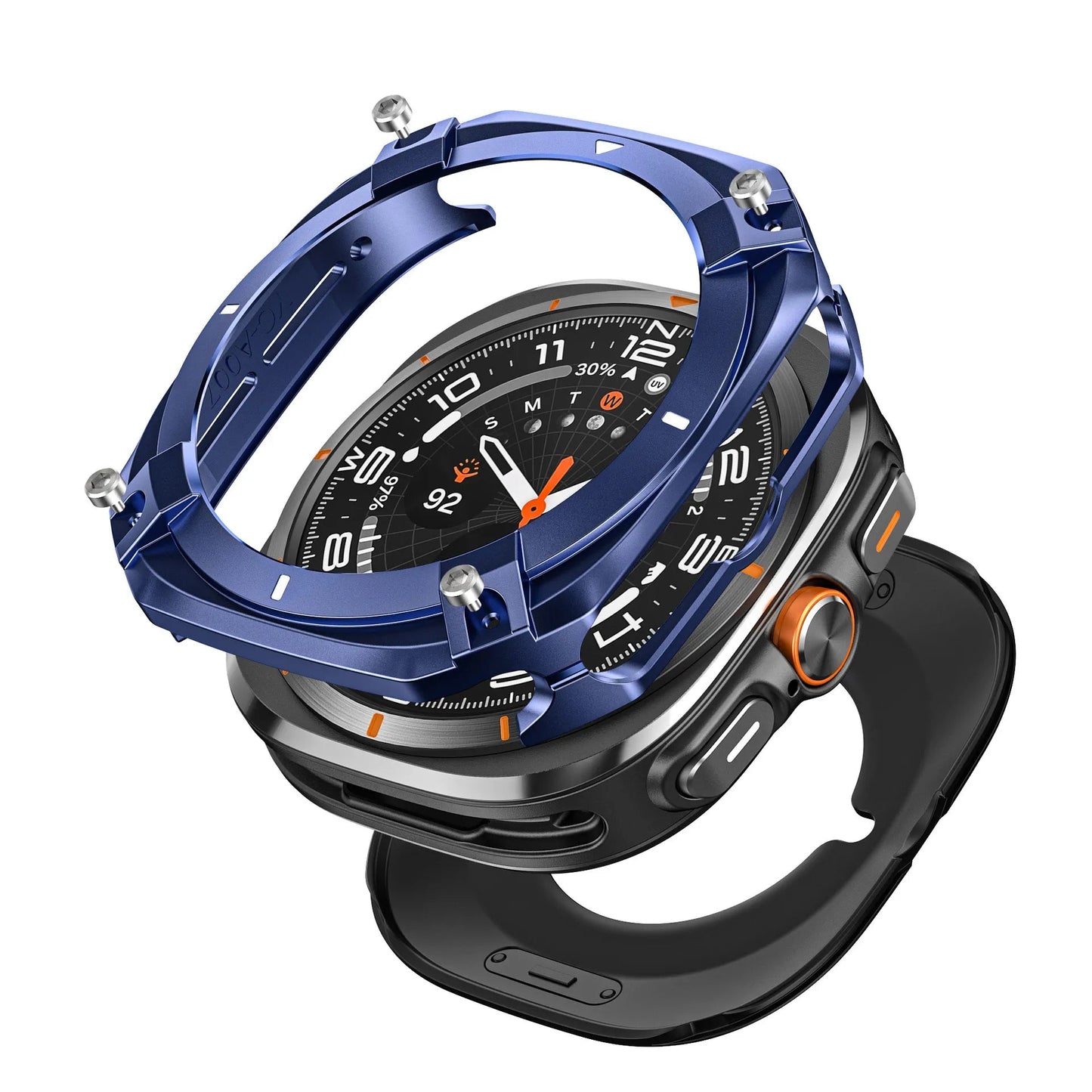 Protective case for Samsung watch Ultra/Ultra 2025 - Cyber hollow-out metal protective case Dewell X