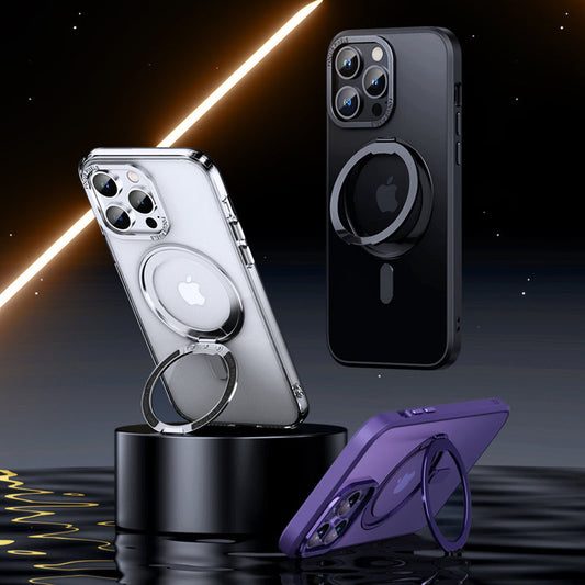 Stand Transparent Frosted Magsafe iPhone Case - Dewell X