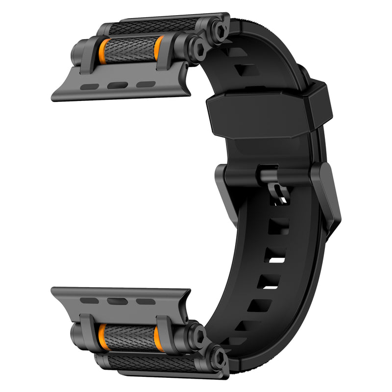 Tactical Rotating Silicone Band For Apple Watch Dewell X