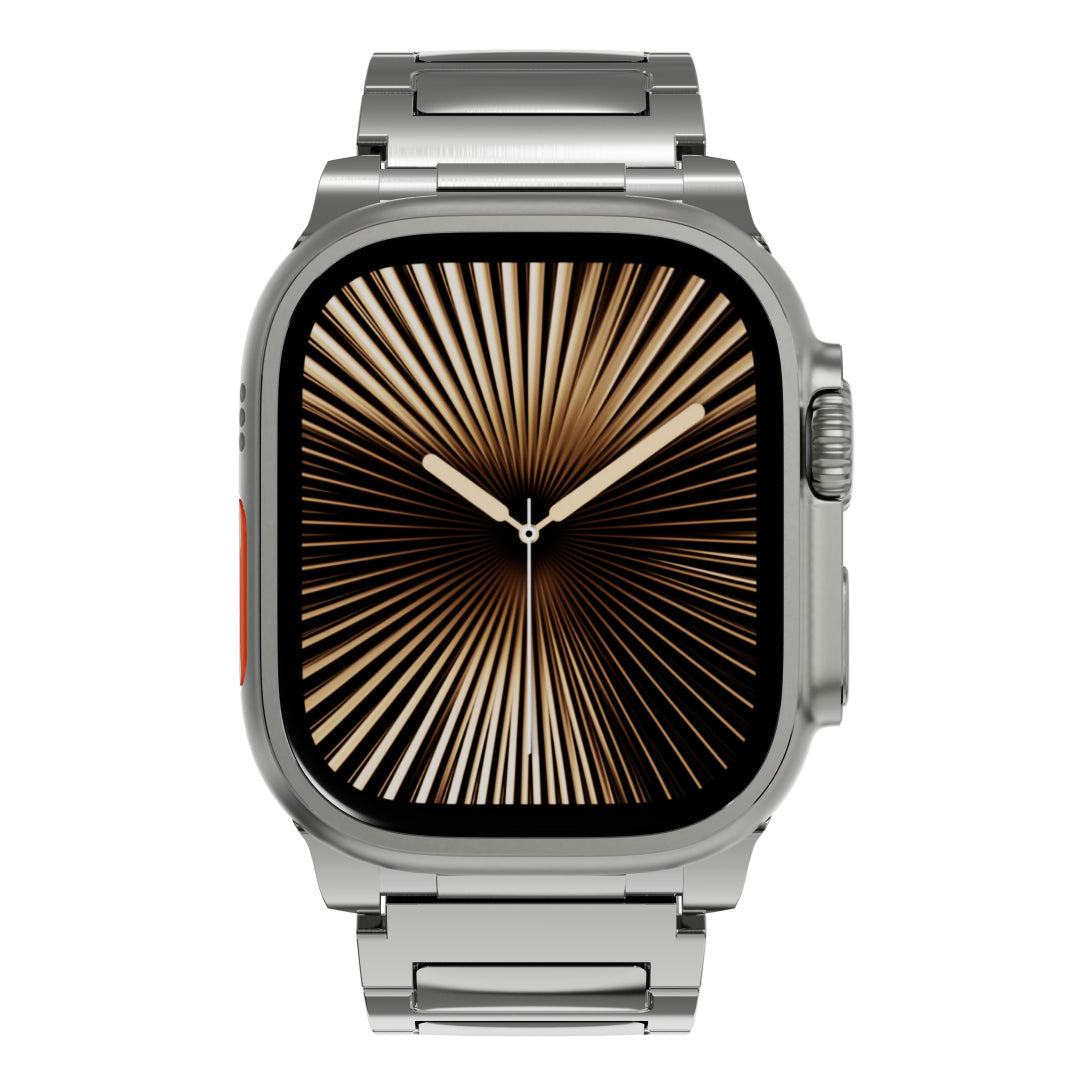 Titanium Link Band For Apple Watch Dewell X