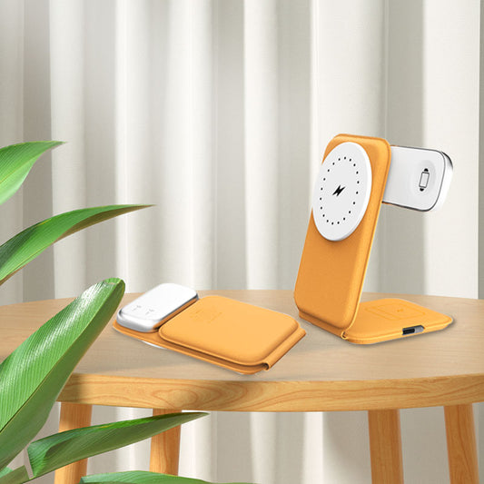 3-in-1 Foldable Wireless Charger – Fast Charge for All Your Devices