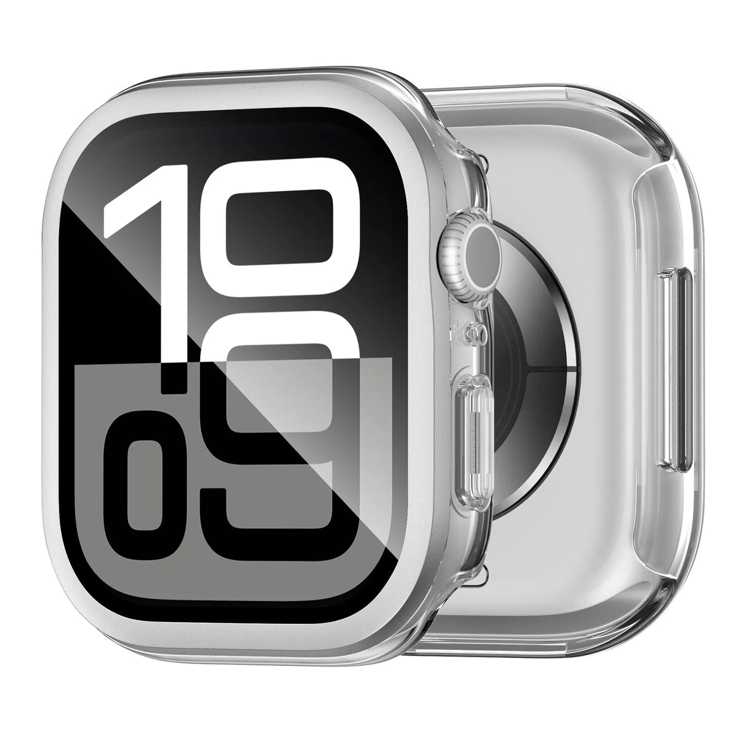 Transparent Clear TPU Bumper Cover Smart Watch Case for Apple Watch Dewell X