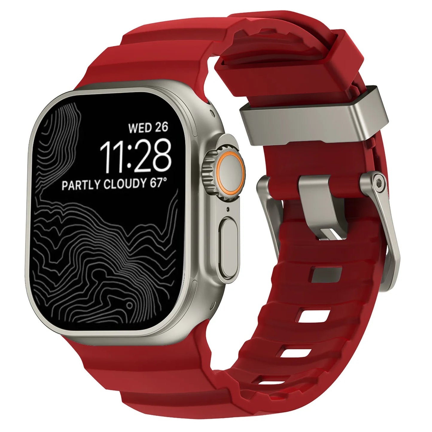Rocky Point Outdoor Durable FKM Titanium Band Dewell X