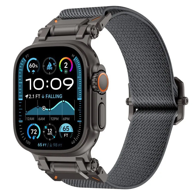 Explorer nylon woven strap suitable for Apple Watch bands, Apple iWatch S10 ultar98 SE Dewell X