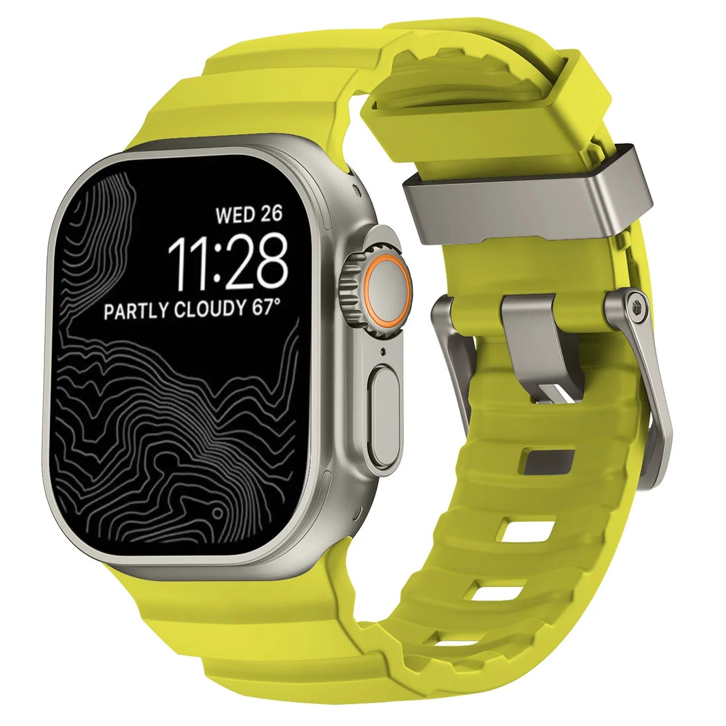 Rocky Point Outdoor Durable FKM Titanium Band Dewell X