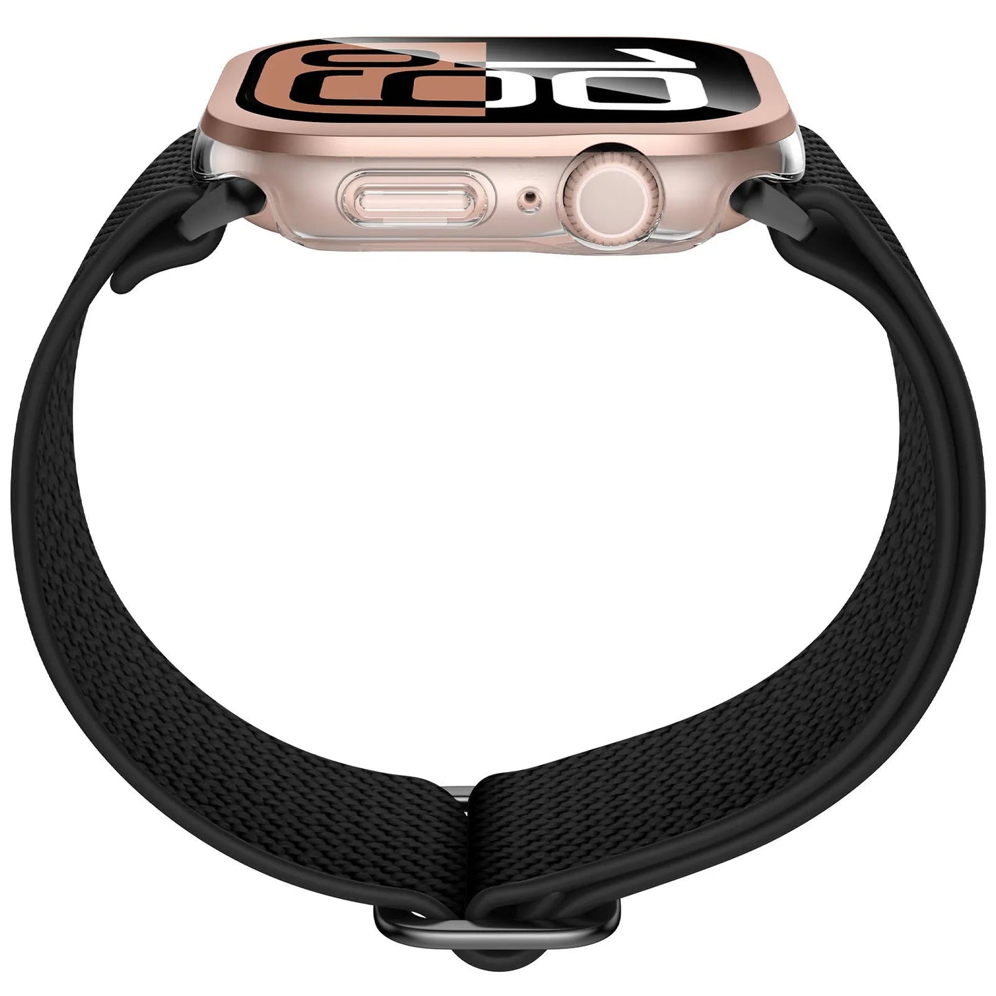 Transparent Clear TPU Bumper Cover Smart Watch Case for Apple Watch Dewell X