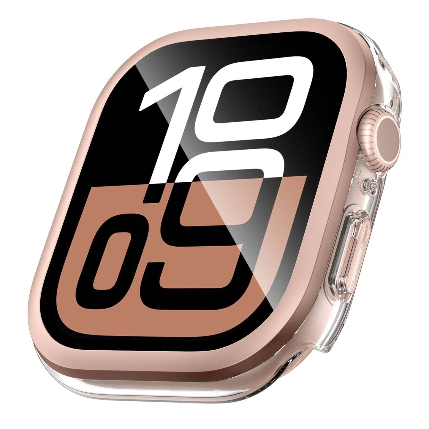 Transparent Clear TPU Bumper Cover Smart Watch Case for Apple Watch Dewell X