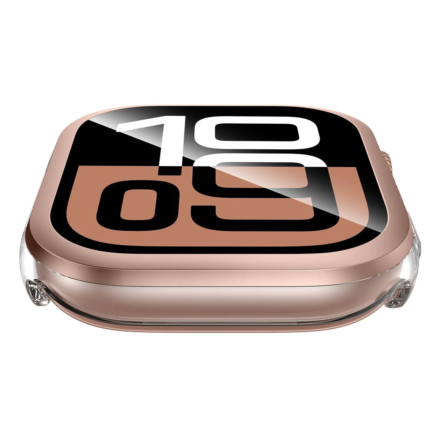 Transparent Clear TPU Bumper Cover Smart Watch Case for Apple Watch Dewell X