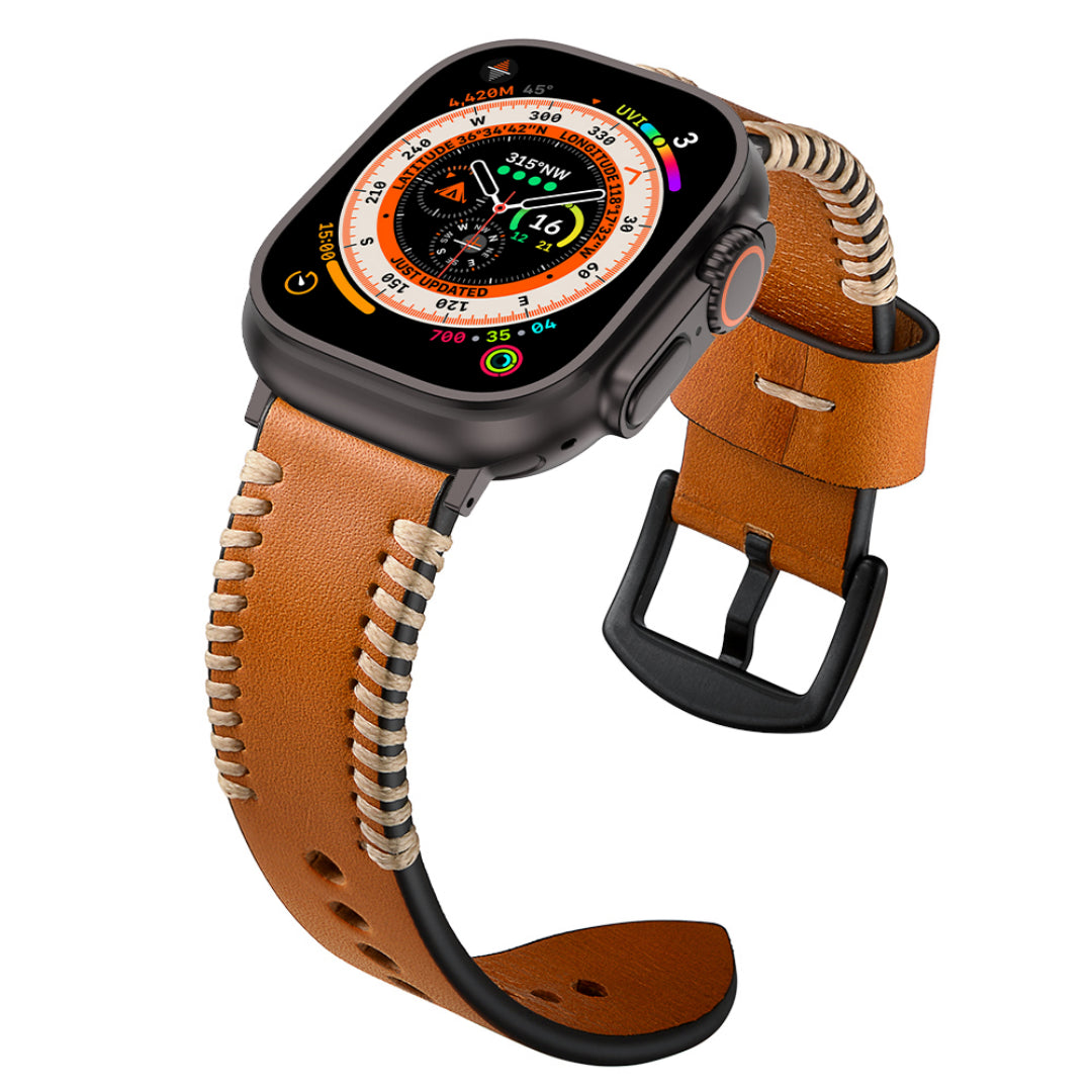 Wilderness Leather Band for Apple Watch Dewell X
