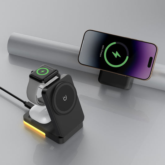 All-in-One 3-in-1 Wireless Charger  Foldable, Fast & Travel-Ready Dewell X