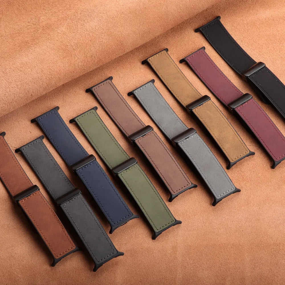 Magnetic Leather & Silicone Band for Samsung Galaxy Watch Ultra Dewell X