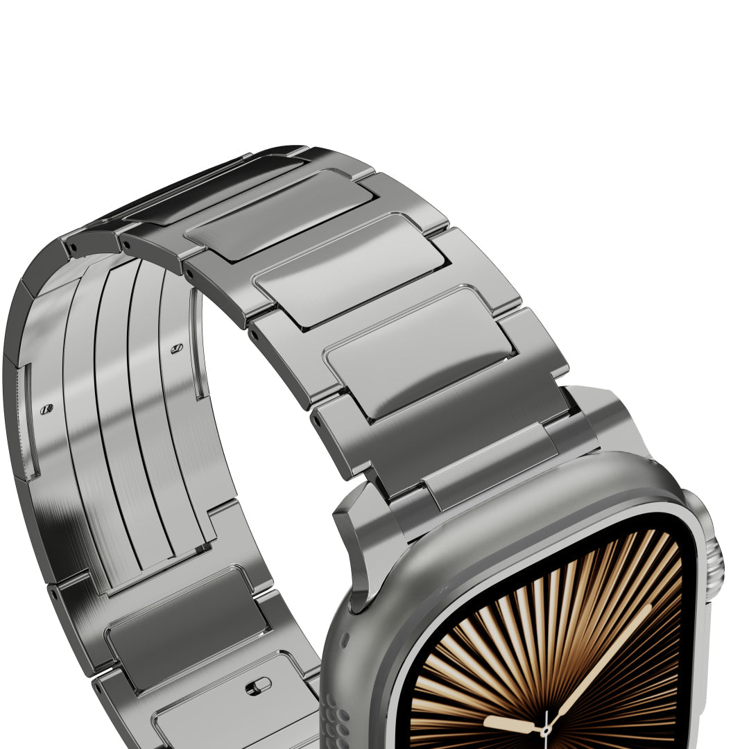 Titanium Link Band For Apple Watch Dewell X