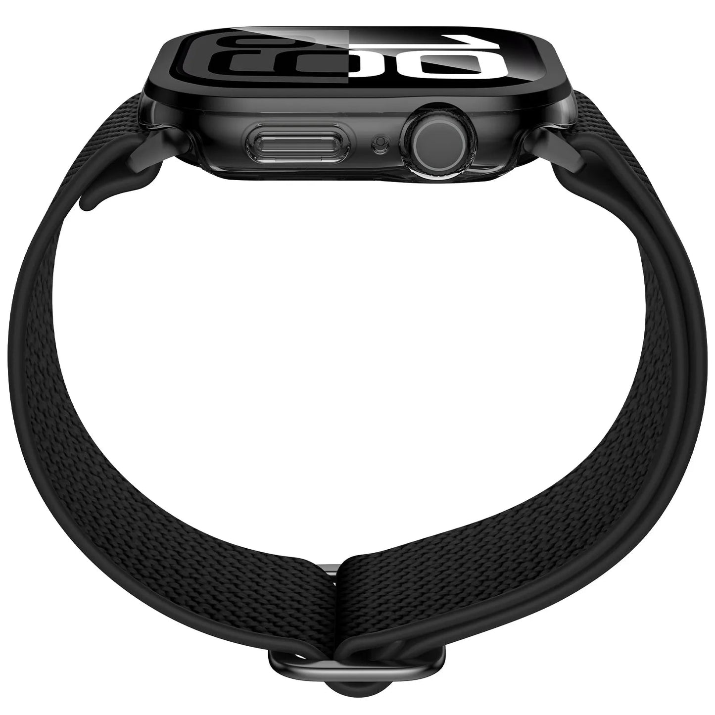 Transparent Clear TPU Bumper Cover Smart Watch Case for Apple Watch Dewell X