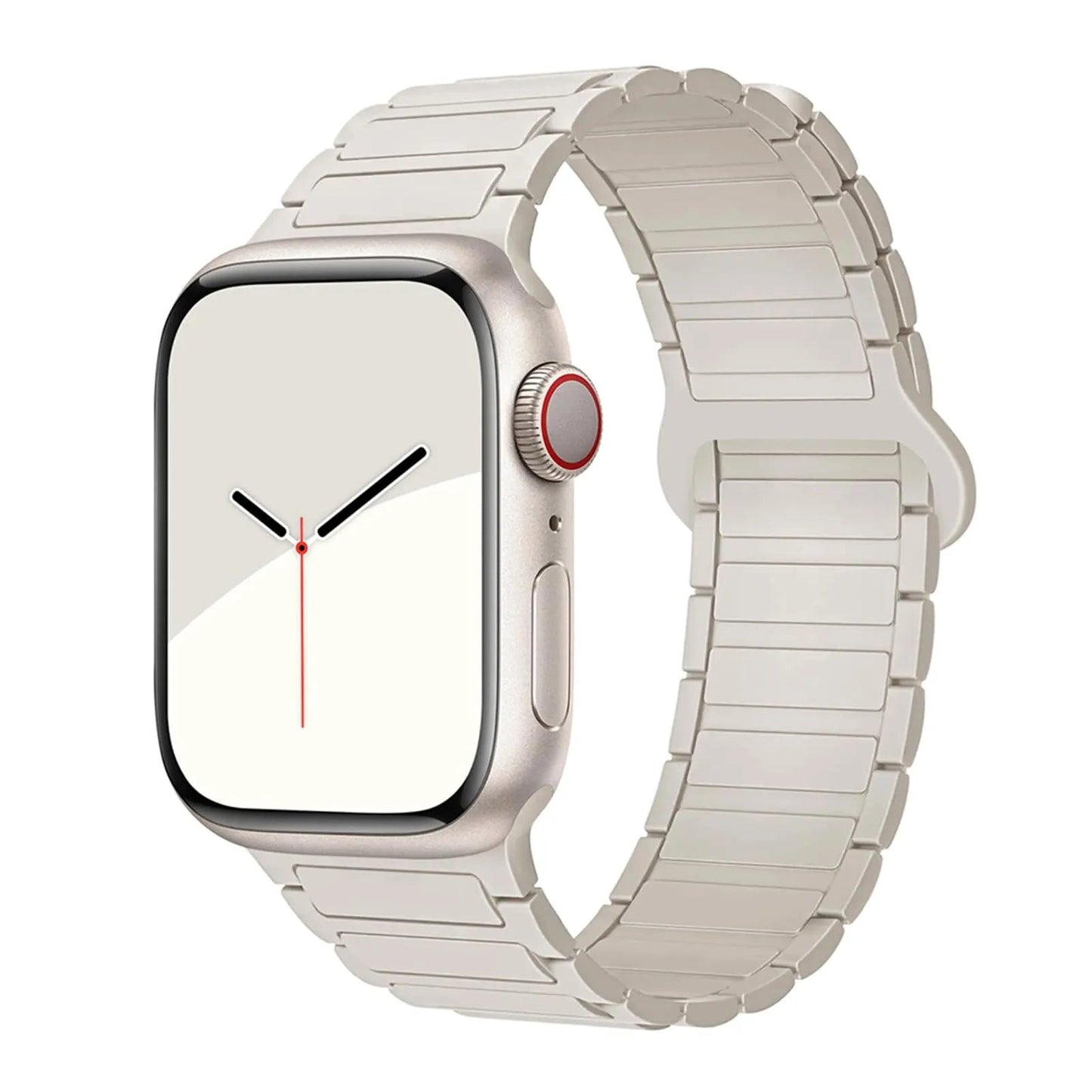 Magnetic Silicone Band for Apple Watch – Compatible with Ultra 2, Ultra, Series 1–10, SE (38–49mm) Dewell X