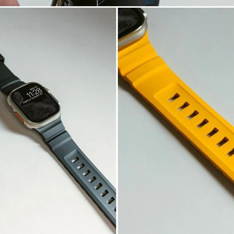 Rocky Point Outdoor Durable FKM Titanium Band Dewell X