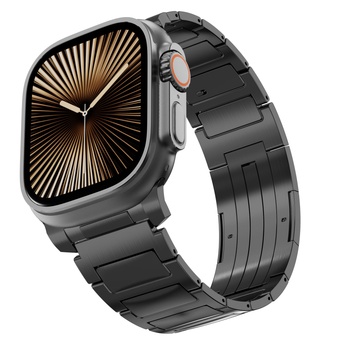 Titanium Link Band For Apple Watch Dewell X