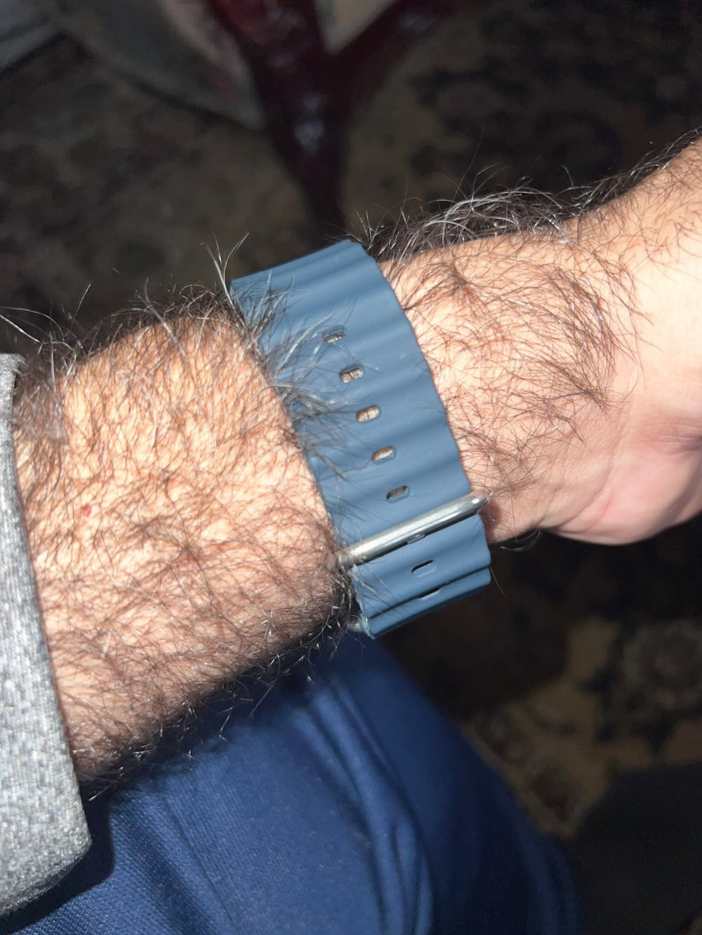 Silicone Magnetic Snap-ring Buckle Watch Strap
