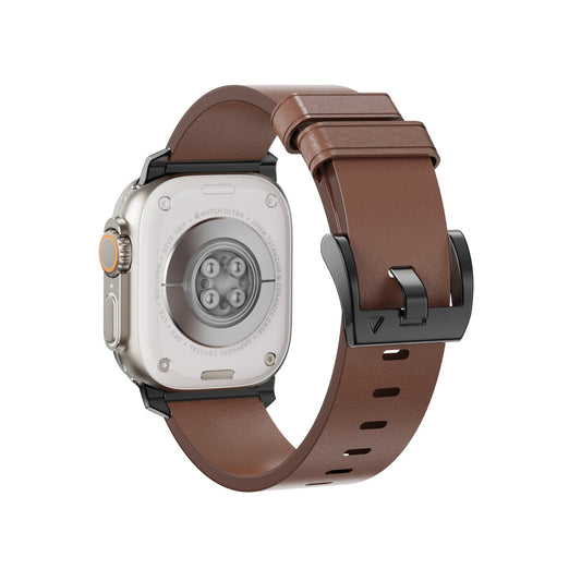 Horween Heritage Leather Band for Apple Watch | 26mm Wide, Ultra/Series 10 Compatible Dewell X