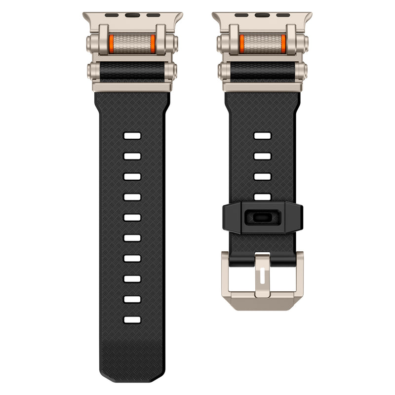 Tactical Rotating Silicone Band For Apple Watch Dewell X