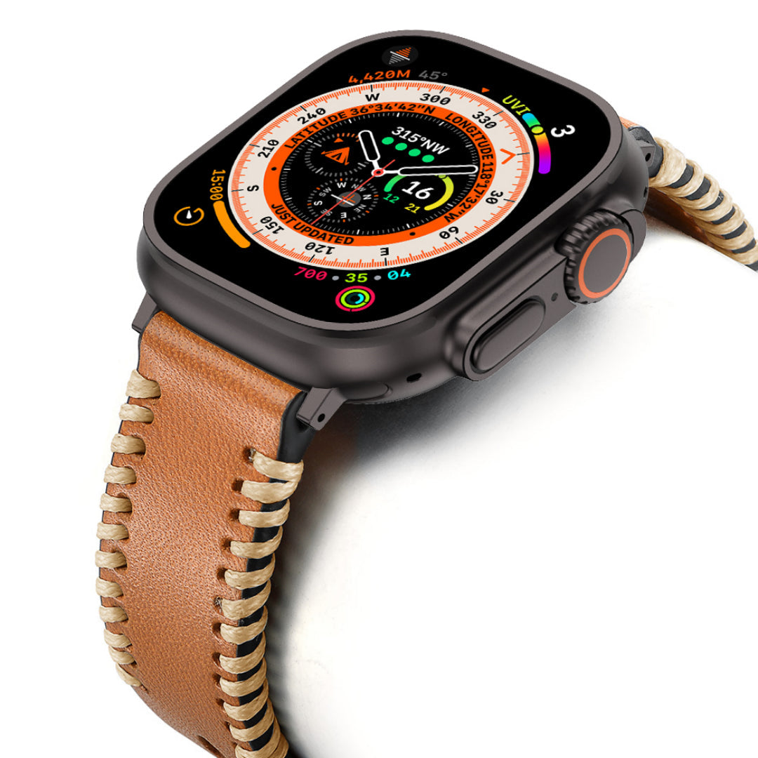 Wilderness Leather Band for Apple Watch Dewell X