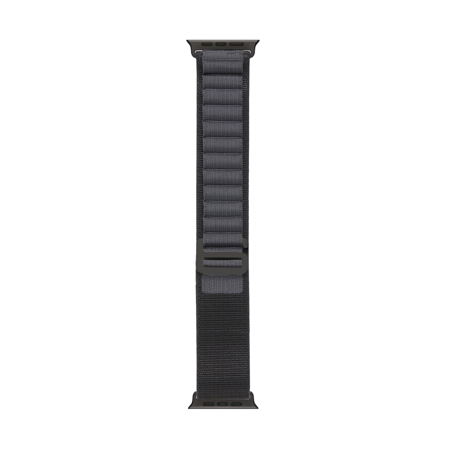 Stretch Alpine Loop Band for Apple Watch – Nylon D-Hook Strap Gray-Black Adapter Dewell X