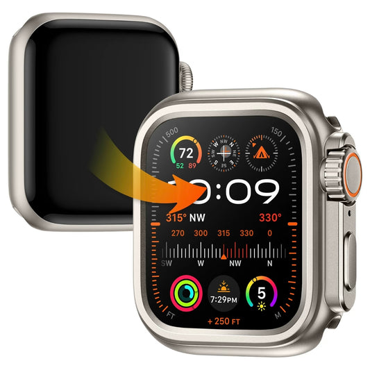 Turn-To-Ultra Dedicated Metal Watch Case For Apple Watch, A Protective Case For Watches - Dewell X